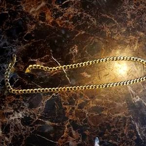 10k diamond cut 22in chain